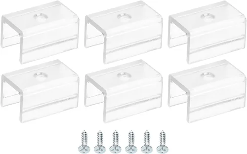 Miniatura 10 de MECCANIXITY Clips de montaje para luces de cuerda, accesorios de soporte de montaje de canal de pared para tira de neón LED de 0.315 in