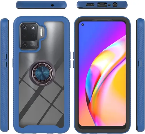 Miniatura 69 de Funda compatible con Xiaomi Poco M5s 4G, compatible con Redmi Note 10 4G / Note 10S 4G / Note 11 SE (India), funda para teléfono 3 en 1, color azul