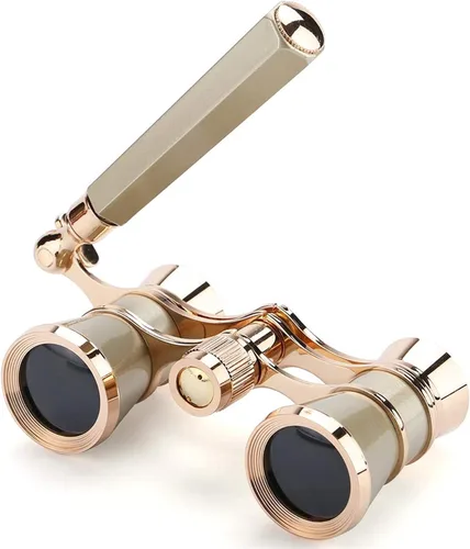 Miniatura 17 de Aroncent Anteojos de Ópera Prismáticos 3X25 Compactos con Asa Ajustable para Teatro, Prismáticos Mini para Adultos Hombres Mujeres en Ópera Negro