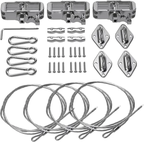 Miniatura 13 de TANG Sunshades Depot - Juego de accesorios para toldo cuadrilátero de 8 pulgadas, súper resistente