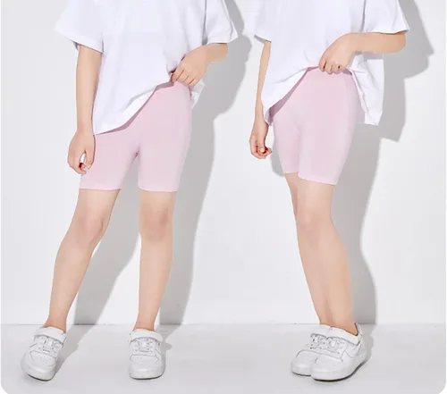 Miniatura 4 de CHUNG Pantalones cortos de baile para niñas pequeñas y grandes, para usar debajo del vestido, falda, uniforme escolar, 4 unidades, 2-9 años