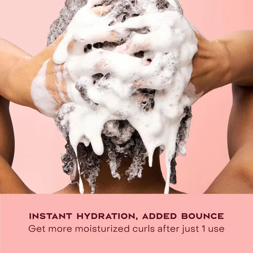 Miniatura 7 de Shampoo para cabello rizado de karité Humedad Hibiscus de coco, 13 onzas
