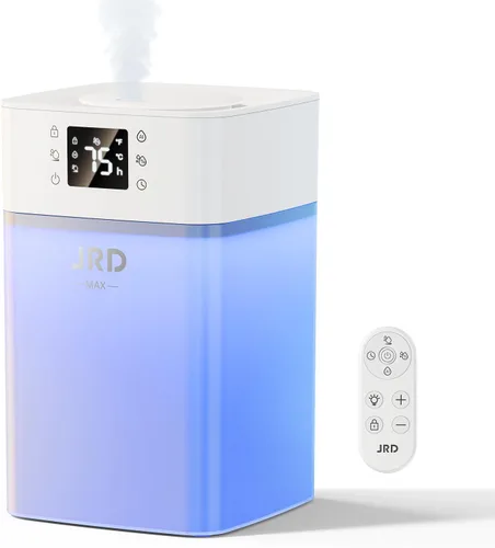 Miniatura 10 de JRD Humidificadores de niebla cálida y fría para dormitorio, 5 L, humidificador de aire ultrasónico silencioso, alivio rápido de los síntomas
