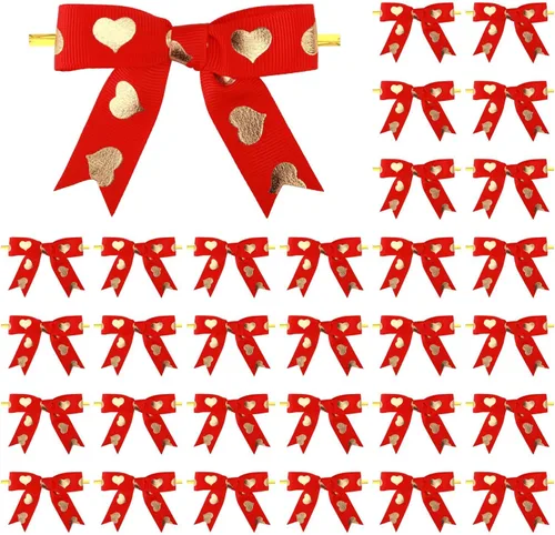 Miniatura 19 de Meseey 30 lazos de cinta impresos de béisbol de 3 pulgadas, lazos pequeños para envolver regalos, baby shower, boda, recuerdos de fiesta, paletas