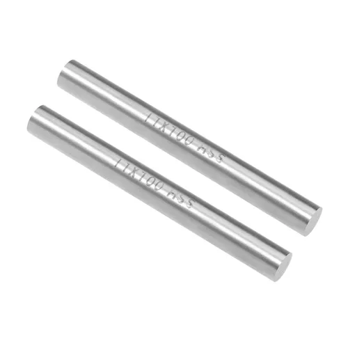Miniatura 16 de uxcell 2 piezas varillas redondas de acero, 10 mm x 60 mm de acero de alta velocidad (HSS) Barra de torno herramienta, para eje, engranaje, taladro