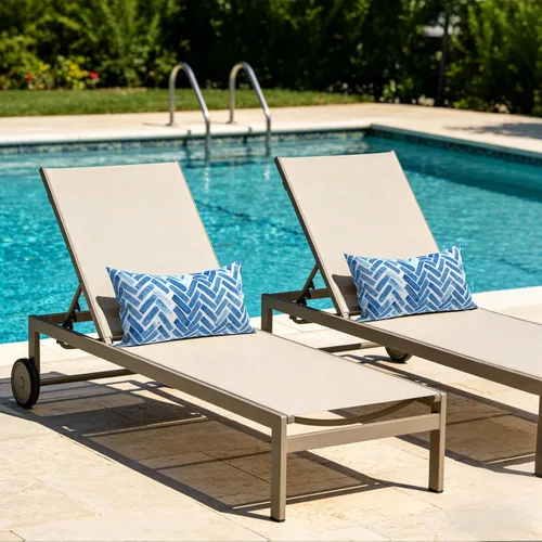 Miniatura 233 de Juego de 2 almohadas para exteriores de 16 x 16 pulgadas, repelentes al agua con interiores, para muebles de patio, hogar, jardín, geometría bohemia