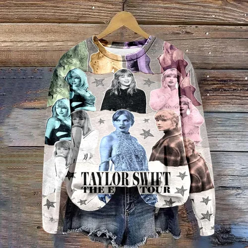 Miniatura 2 de Ropa de mujer de manga larga con cuello redondo, estampado de 1989, camiseta de otoño e invierno