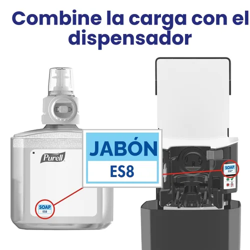 Miniatura 7 de PURELL ES8 Dispensador automático de jabón, grafito, para repuestos de jabón PURELL ES8 Healthy Soap de 40.6 fl oz (paquete de 1) - 7734-01