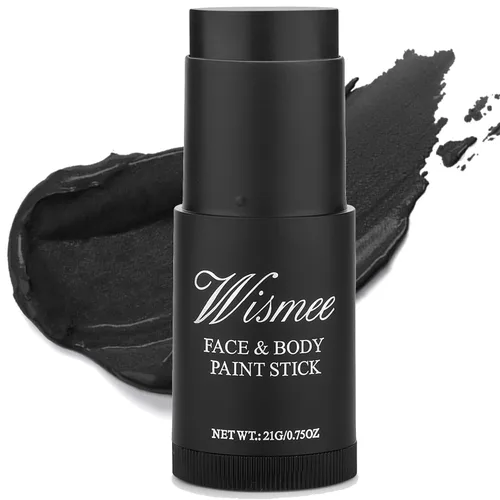 Miniatura 14 de Ojo naranja negro Deportes, palo de pintura de cuerpo de cara naranja, resistente al sudor, impermeable, pintura facial, maquillaje para Halloween
