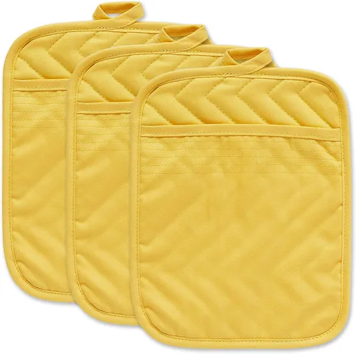 Miniatura 10 de DII Juego de agarraderas de algodón acolchado resistente al calor, diseñado con espacio para personalizar, permitiendo un diseño personalizado, 7 x