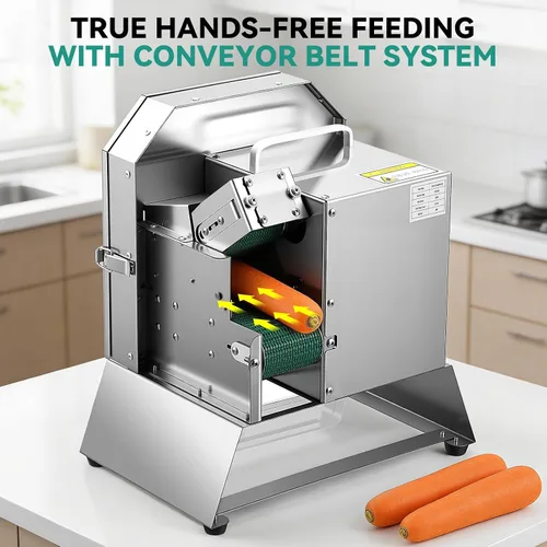 Miniatura 2 de Newhai Cortador de cebolla verde comercial Máquina cortadora de verduras Cortadora eléctrica automática de cebolla de primavera con cinta