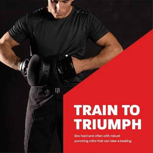 Miniatura 5 de Manoplas de golpeo para Kickboxing, Muay thai, artes marciales mixtas, boxeo, entrenamiento, enfoque, almohadillas de mano para niños, hombres