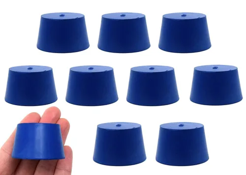 EISCO Paquete de 10 tapones de neopreno, sólidos – ASTM – Adecuado para su uso con petróleo, aceites y la mayoría de ácidos y bases inorgánicos –