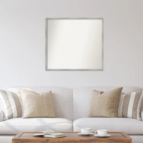 Miniatura 217 de Amanti Art Espejo de baño blanco para sobre el fregadero, 32 x 45 pulgadas, espejo de tocador rectangular blanco esbelto, marco de madera moderno