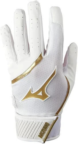 Miniatura 7 de Mizuno MVP - Guantes de bateo de béisbol para adultos Par Adulto, Joven y TBall Palma antideslizante Parte trasera FlexMesh Lengüeta
