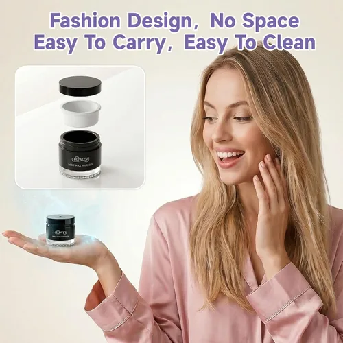 Miniatura 7 de Calentador de cera de nariz para hombre, mini calentador de cera para eliminación de vello de nariz, cejas, oído, derretidor de cera portátil USB