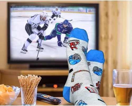 Miniatura 6 de If You Can Read This Funny Socks, Novedosos calcetines de hockey de cerveza, golf, juegos, carreras, esquí, pickleball amantes del regalo de Navidad