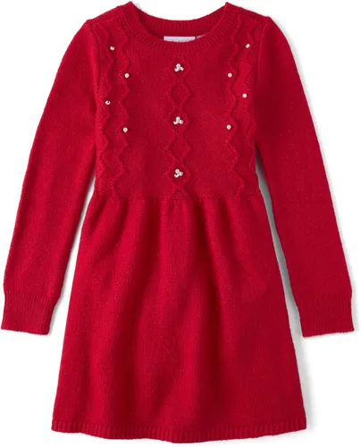 Miniatura 15 de The Children's Place Vestido tipo suéter de manga larga para niñas