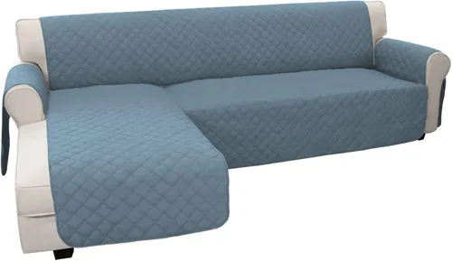 Miniatura 50 de Easy-Going - Fundas para sofá seccional en forma de "L" para perros, funda reversible para sofá, funda para chaise longue, protector de muebles