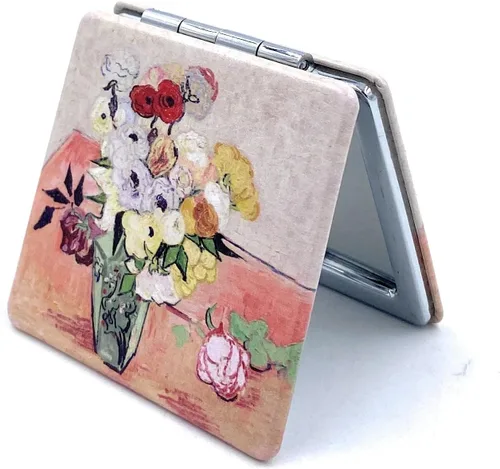 Miniatura 8 de Espejo de Mano Compacto a Granel Espejos Compactos para Bolsos Conjunto Plegable para Lápices de Labios Tamaño de Bolsillo Espejo de Mano Plegable