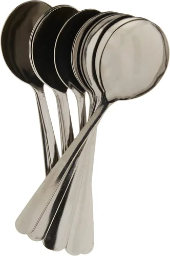 Miniatura 3 de Winco - Juego de cucharillas de café Windsor, acero inoxidable 18-0. 12 unidades. 0002-02, Plateado