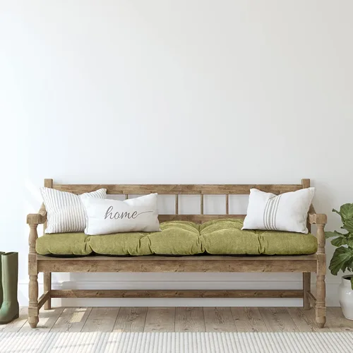 Miniatura 8 de Cojines de banco personalizados para muebles de interior/exterior, cojines de banco copetudos para alféizar de ventana, piano/columpio de porche