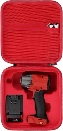 Miniatura 8 de khanka Reemplazo de carcasa rígida para llave de impacto Milwaukee 2767-20 M18 FUEL High Torque 1/2", solo funda