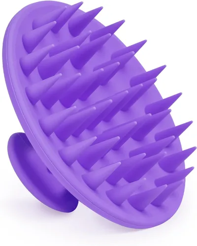 Miniatura 20 de Meartchy Cepillo de champú y masajeador de cuero cabelludo de silicona, cepillo para el cuero cabelludo para el crecimiento del cabello