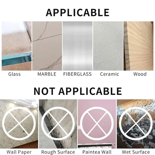 Miniatura 5 de Cinta de doble cara resistente, cinta de montaje transparente, tiras adhesivas fuertes, cinta transparente reutilizable para decoración del hogar