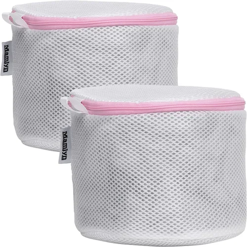 Miniatura 8 de Mamlyn Bolsas de malla para sujetador para lavadora, bolsas de lavado de lencería para lavandería (juego de 2)