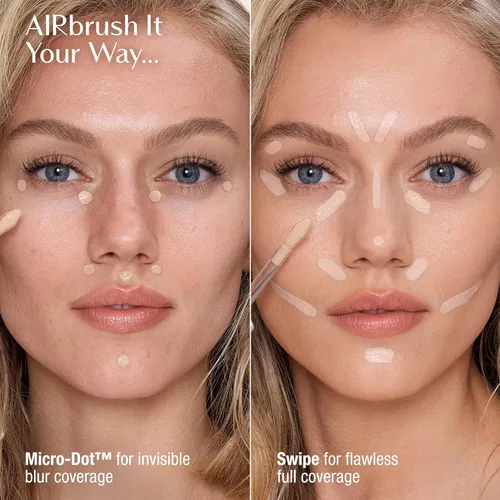 Miniatura 3 de Charlotte Tilbury AIRbrush Corrector de desenfoque impecable – Corrector para ojeras, manchas y más – Hidratante, cobertura completa con un acabado