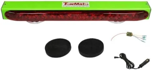 Miniatura 3 de Barra de luz de remolque inalámbrica Lime Light de 22'' con transmisor plano de 4 pines