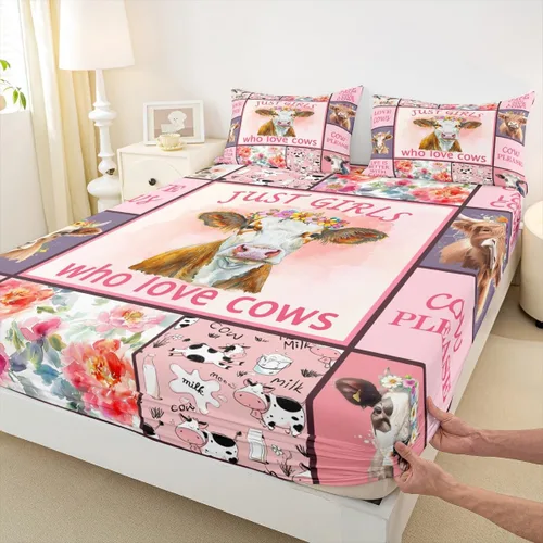 Miniatura 14 de Cute Panda - Sábana bajera ajustable para niños, tamaño individual, diseño de rayas geométricas de animales salvajes, decoración de habitación