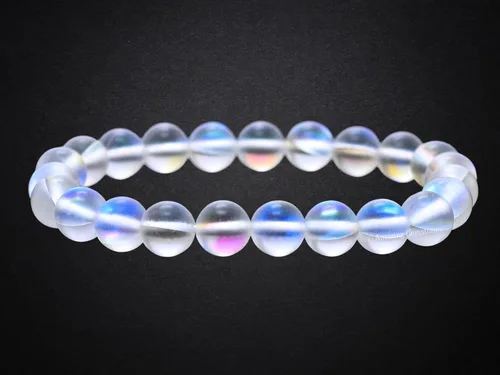 Miniatura 448 de Amazing Gemstone Pulsera de cristal para mujeres y hombres, pulsera de cristal curativo de protección, pulsera elástica con cuentas de piedras