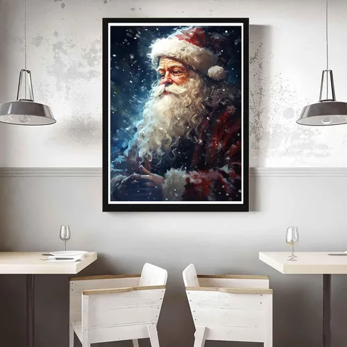 Miniatura 3 de VAIIEYO Kits de arte de diamantes para adultos, Papá Noel, kit de arte de diamantes 5D para principiantes, Navidad, pintura de bricolaje