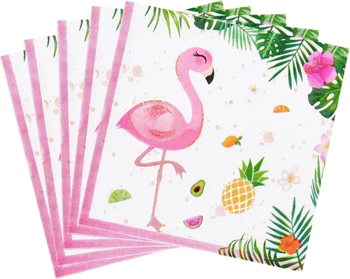 Miniatura 13 de WERNNSAI Suministros para fiestas de helados, desechables de 3 capas, con temática de helado dulce rosa, para cumpleaños o baby shower, almuerzo