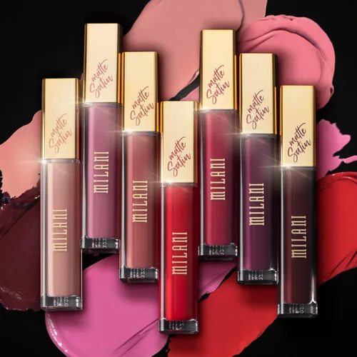 Miniatura 5 de Milani Amore Satin Matte Lip Crème - Plush (0.22 onzas líquidas) Brillo labial nutritivo libre de crueldad animal con un acabado mate suave
