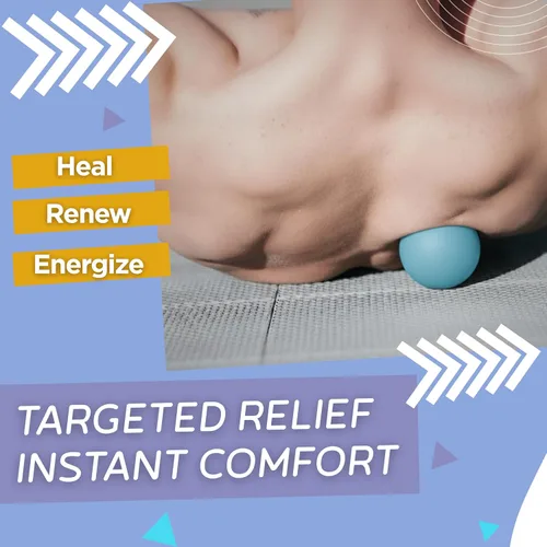 Miniatura 2 de Acupoint" Juego de dos bolas de terapia física, ideal para: Yoga, Masaje de tejidos profundos, terapia de punto activador y auto liberación