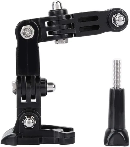 Miniatura 3 de POCREATION Brazo flexible para montaje en casco, brazo de montaje de cámara, ligero para xiaoyi