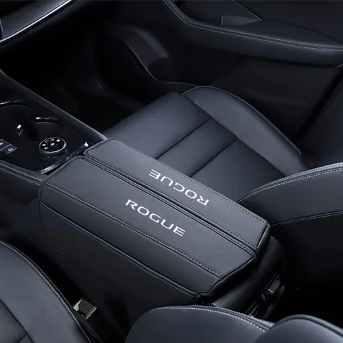 Miniatura 7 de XITER Protector de funda para reposabrazos de automóvil, 1 almohadilla de cuero para consola central para Nissan Rogue 2014-2020, 2017-2022 Rogue