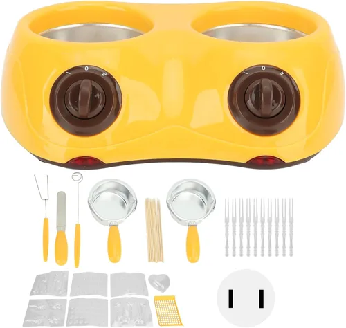 Miniatura 9 de Tyenaza Máquina de fusión de chocolate, olla de fusión de chocolate, máquina eléctrica de fusión de fondue de chocolate con herramienta de cocina