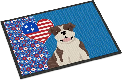 Miniatura 63 de Caroline's Treasures WDK5119JMAT Airedale Terrier USA - Tapete para interiores o exteriores, 24 x 36 pulgadas, tapete para puerta delantera