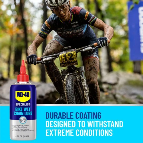 Miniatura 5 de WD-40 Bike - Lubricante para bicicletas de todas las condiciones, limpiador para bicicletas, desengrasante, lubricante seco y húmedo