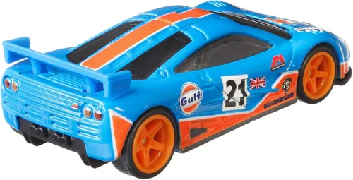 Miniatura 3 de Hot Wheels Vehículos de leyendas del circuito cultural del automóvil para niños de 3 años en adelante, colección premium de vehículos a escala 1:64