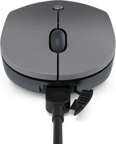 Miniatura 8 de Lenovo Ratón silencioso Bluetooth 600, sensor óptico azul, DPI ajustable, 4 botones, Microsoft Swift Pair, Windows, Chrome, GY50X88832, gris