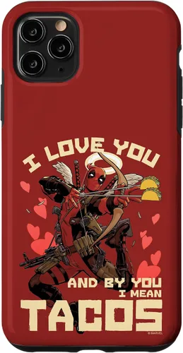 Miniatura 27 de Marvel Deadpool I Love You and by You I Mean Tacos - Carcasa para iPhone 17