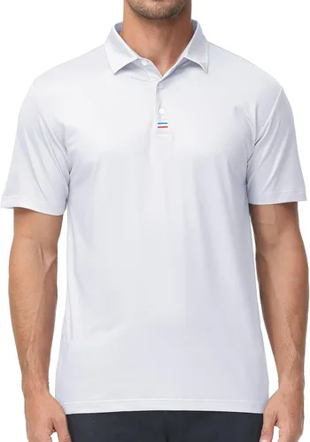 Miniatura 75 de V VALANCH Polo de golf de manga corta para hombre, estilo casual, con cuello que absorbe la humedad