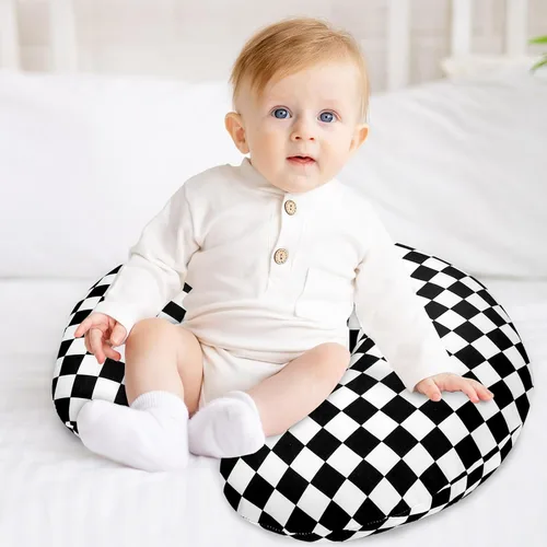 Miniatura 7 de DILIMI Funda de almohada de lactancia, funda elástica extraíble para almohadas de lactancia, funda ultra suave y cómoda para bebé niña y niño, negro