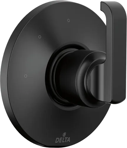 Delta Faucet Tetra - Kit de moldura desviadora de mango de ducha de 3 ajustes, kit de moldura de válvula desviadora negra, desviador de ducha, negro