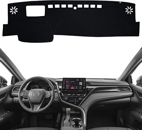 Miniatura 11 de Alfombrilla Cobertora para Salpicadero Compatible con Toyota Sienna 2010-2004 (Sin Modelos HUD), Alfombrilla Antirreflejos para Salpicadero